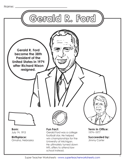 New Gerald Ford Fact Sheet Worksheet New Gerald Ford Fact Sheet Worksheet