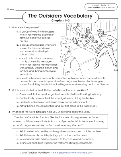 New Vocabulary Questions (Chapters 1–2) Worksheet New Vocabulary Questions (Chapters 1–2) Worksheet