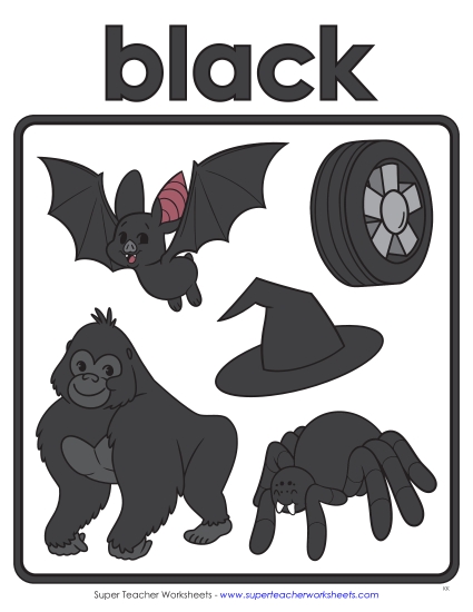 Preview image for Cartoon Anchor Chart (Black)