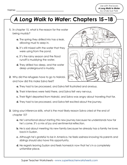 New Questions for Chapters 15–18 Worksheet