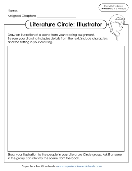 New Literature Circle: Illustrator Worksheet