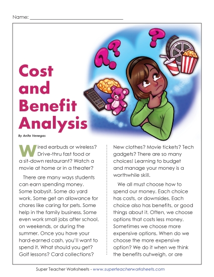 Preview image for Cost & Benefit Analysis