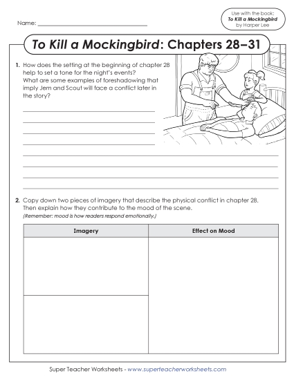 New Questions for Chapters 28–31 Worksheet