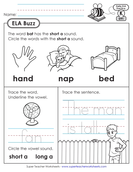 New Kindergarten ELA Buzz: Week 19<br>Worksheets 91 through 95 Worksheet New Kindergarten ELA Buzz: Week 19<br>Worksheets 91 through 95 Worksheet