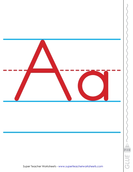 Alphabet Banner (Letters Only;  15-Feet Long) Worksheet