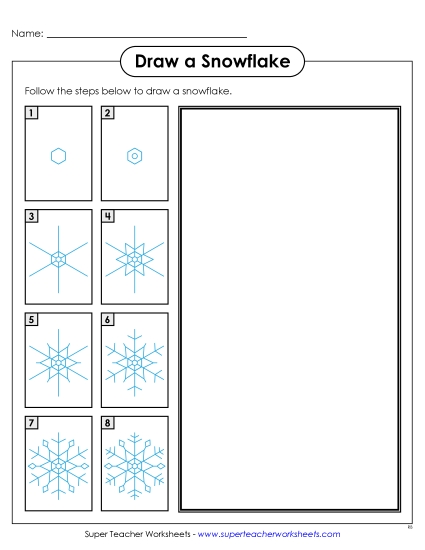 Preview image for Draw a Snowflake