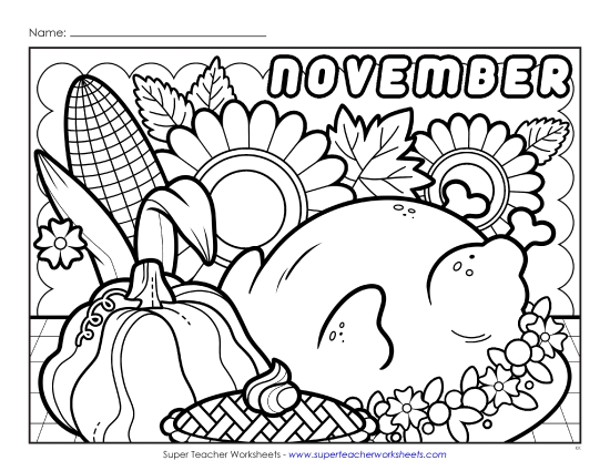 New November (Advanced) Worksheet