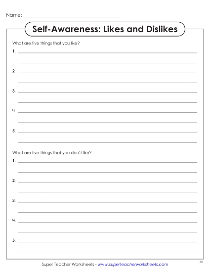 New Likes & Dislikes (Intermediate) Worksheet New Likes & Dislikes (Intermediate) Worksheet