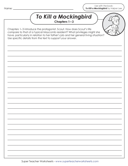 New Writing Prompt: Scout Worksheet New Writing Prompt: Scout Worksheet