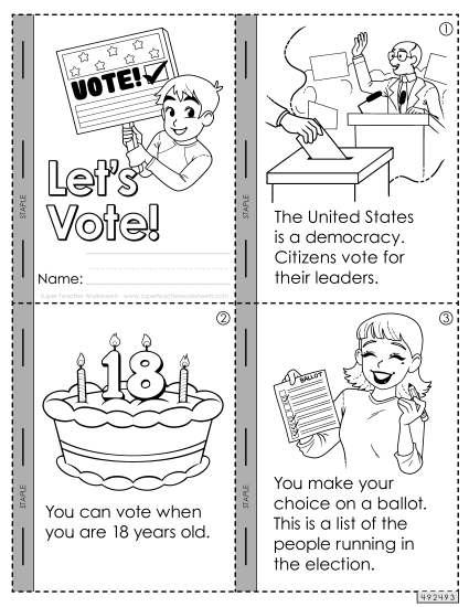 Preview image for Let's Vote Mini Book 
