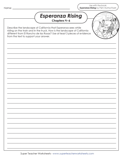 New Writing Prompt: California Landscape Worksheet New Writing Prompt: California Landscape Worksheet