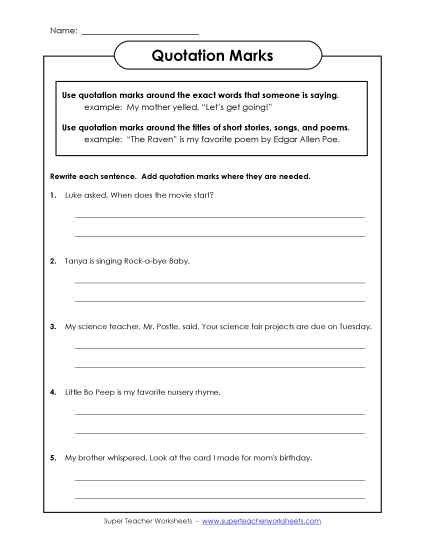Preview image for Quotation Marks