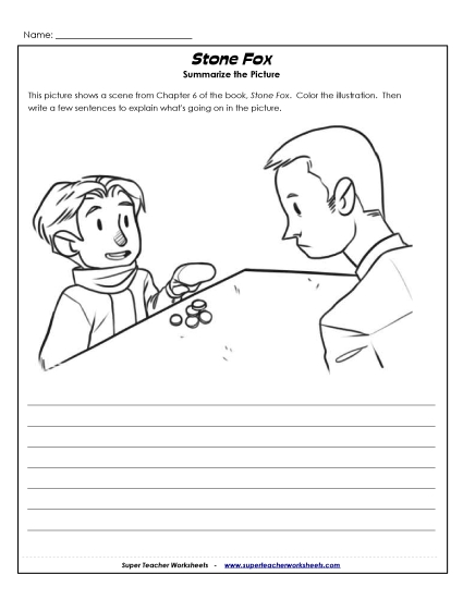 Chapter 6: Picture Summary Books Worksheet