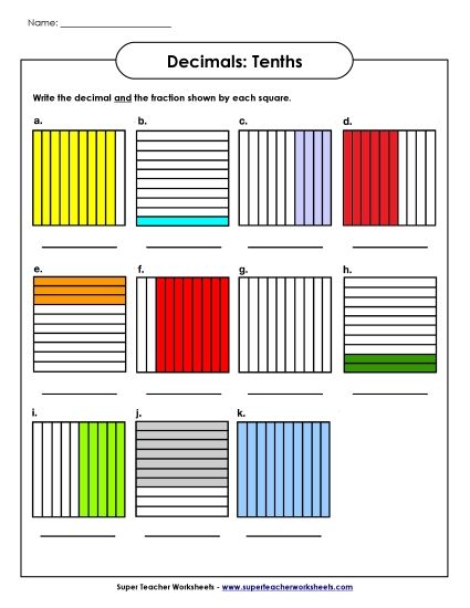 Mixed Variety Decimal Worksheets Mixed Variety Decimal Worksheets