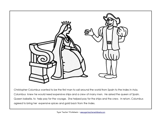 Preview image for Columbus Read-and-Color Book