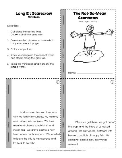 Preview image for Long E: Scarescrow Mini-Book