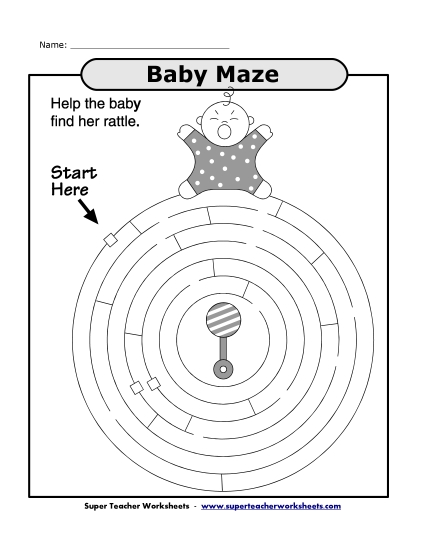Preview image for Baby Rattle Maze