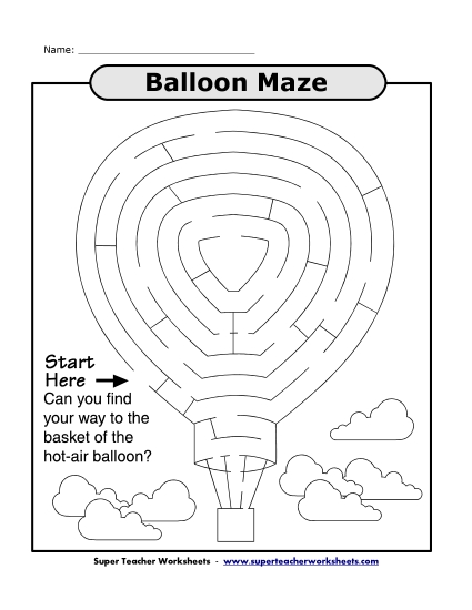 Preview image for Hot Air Balloon Maze