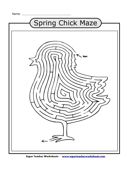 Preview image for Spring Chick Maze
