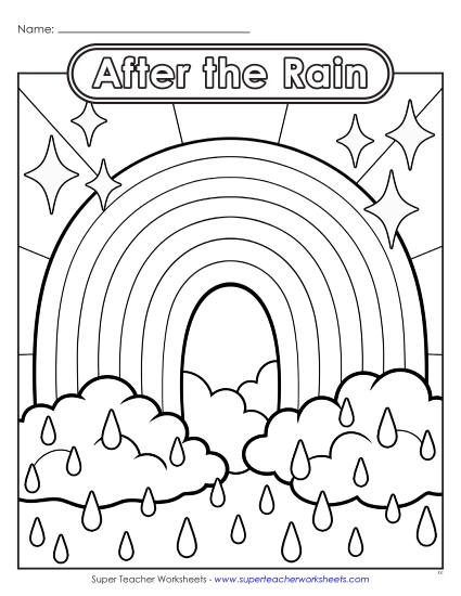 New After the Rain Worksheet