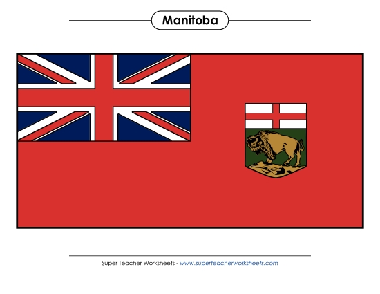 Preview image for Manitoba Flag (Full Colour)