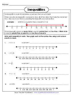 Preview image for Graphing Inequalities