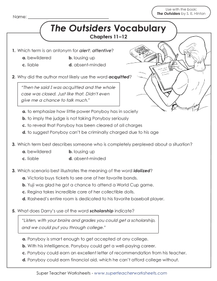 Vocabulary Questions: (Chapters 11–12)