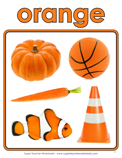 Preview image for Photo Anchor Chart (Orange)