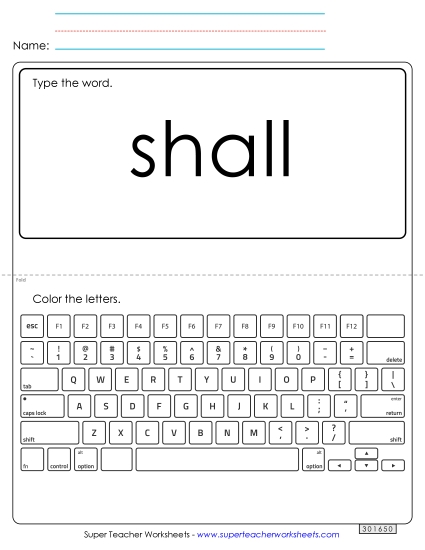 Preview image for Type the Word: Shall