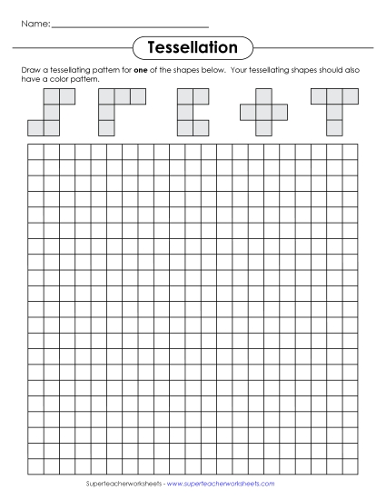 aTessellating Patterns with Pentominoes