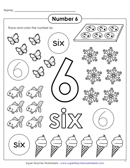 aColor & Trace: Number 6