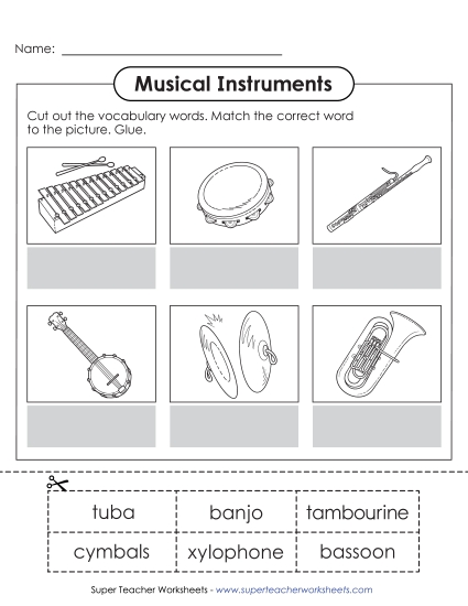 Preview image for Instrument Names Cut and Paste 2