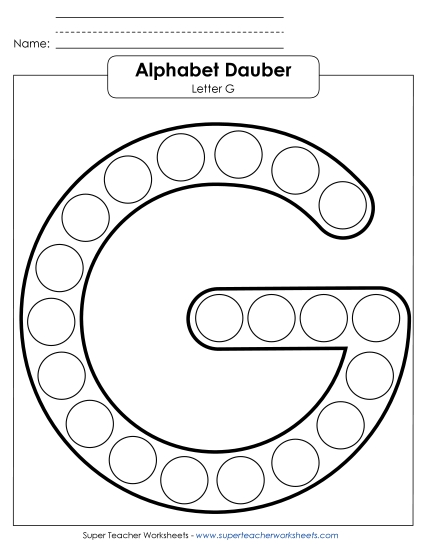 Preview image for Letter F - Dabber