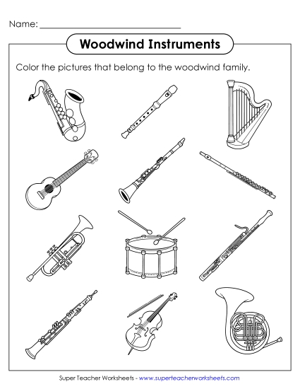 8th Grade Printable PDF Art and Music  Learning Exercise
