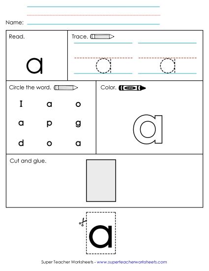 Preview image for A (Sight Word) Worksheet 2
