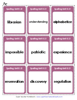 Preview image for Flashcards (E-21)