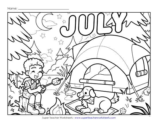 New July (Advanced) Worksheet