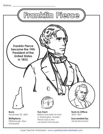 New Franklin Pierce Fact Sheet Worksheet New Franklin Pierce Fact Sheet Worksheet