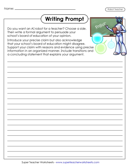 New AI Teacher Worksheet New AI Teacher Worksheet
