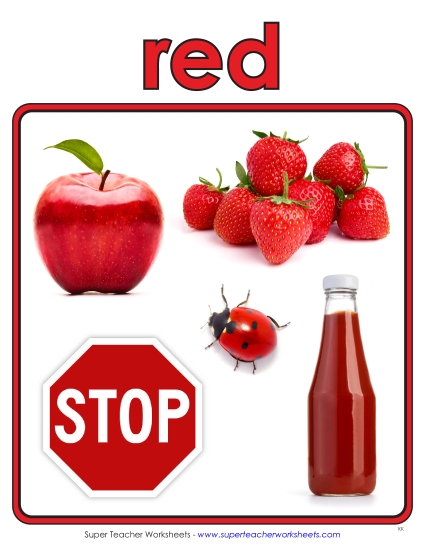 Preview image for Photo Anchor Chart (Red)