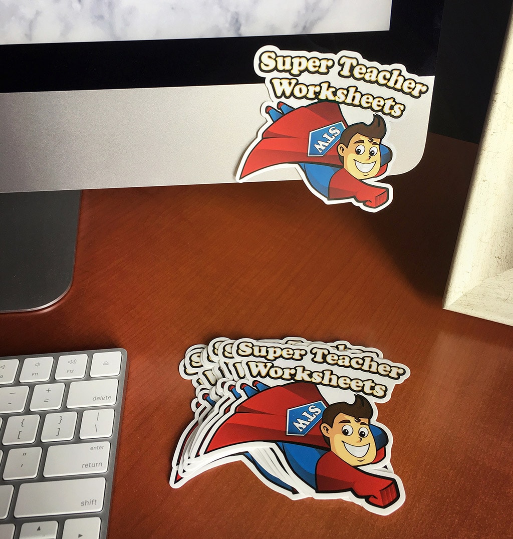 Free Sticker - Super Teacher