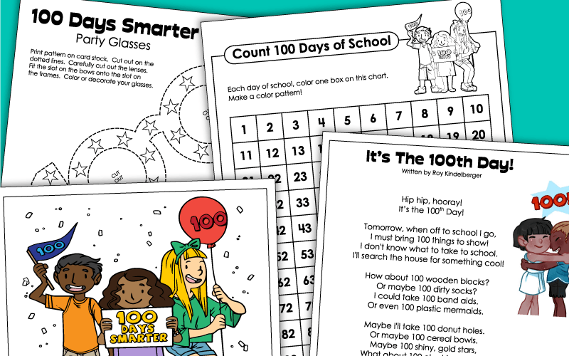 100th Day of School Worksheets 100th Day of School Worksheets