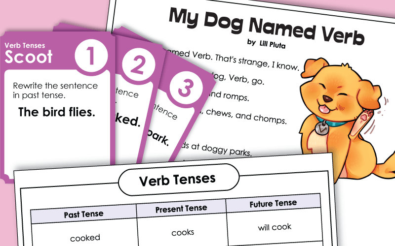 Action Verb Worksheets