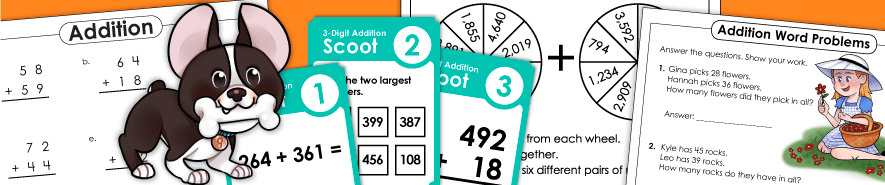 Multi-Digit Addition Worksheets Multi-Digit Addition Worksheets