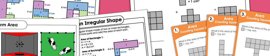 Area Worksheets Area Worksheets