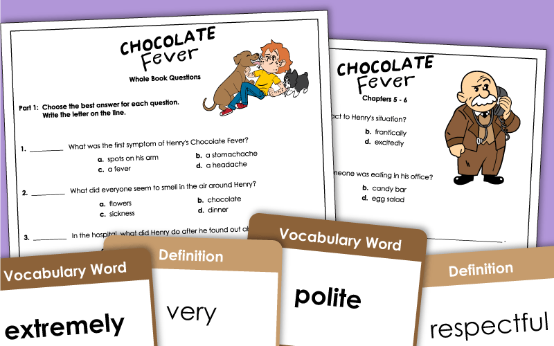 Chocolate Fever Worksheets
