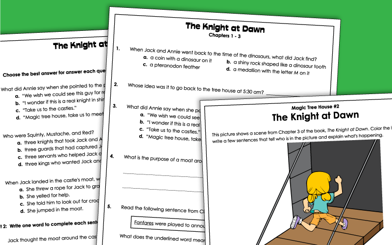 Magic Tree House Worksheets