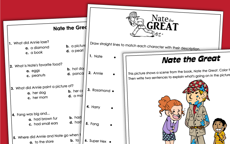 Nate the Great Worksheets