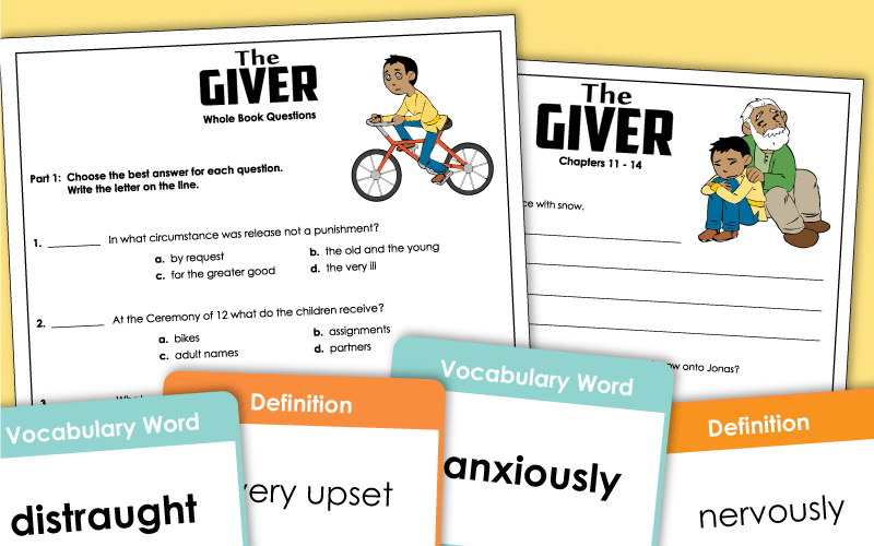 The Giver Worksheets
