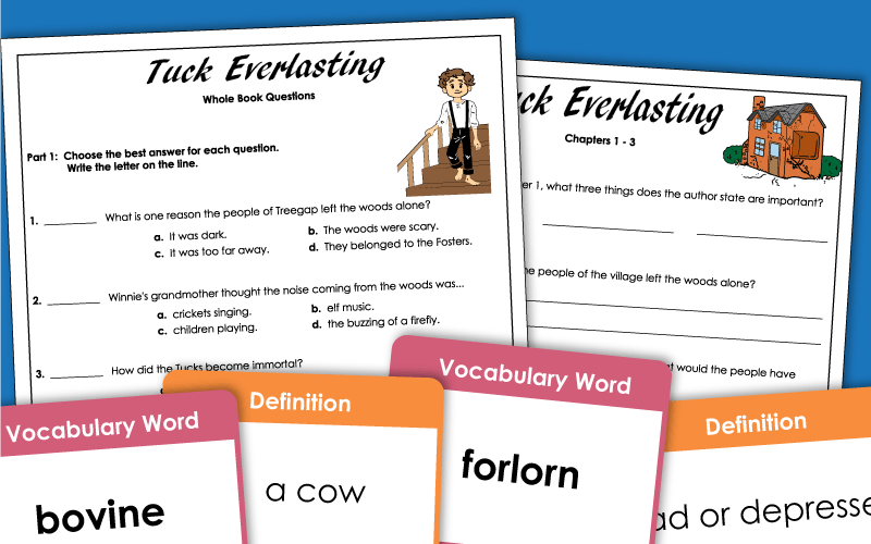 Tuck Everlasting Worksheets